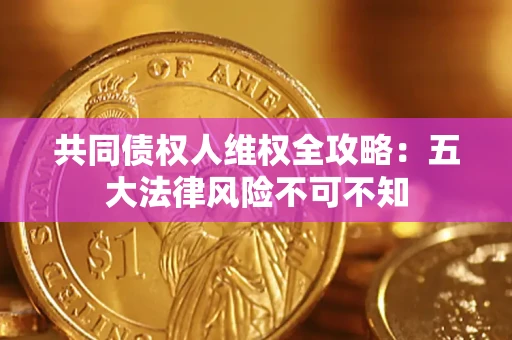 北京共同债权人维权全攻略：五大法律风险不可不知