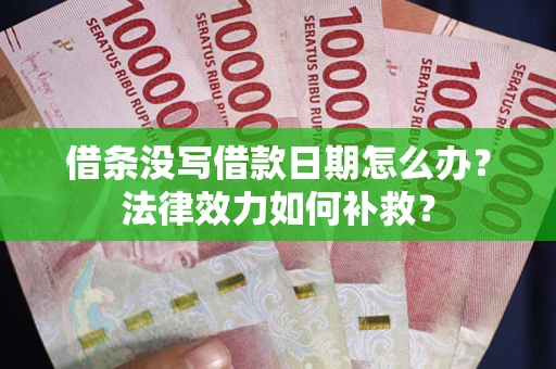 北京借条没写借款日期怎么办？法律效力如何补救？