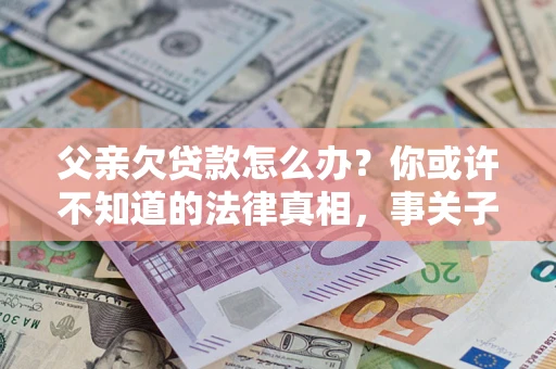 北京父亲欠贷款怎么办？你或许不知道的法律真相，事关子女未来