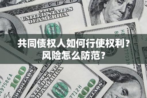 北京共同债权人如何行使权利？风险怎么防范？