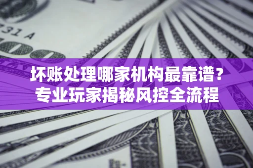 北京坏账处理哪家机构最靠谱？专业玩家揭秘风控全流程
