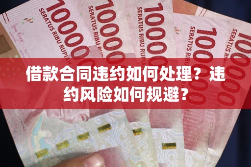 北京借款合同违约如何处理？违约风险如何规避？