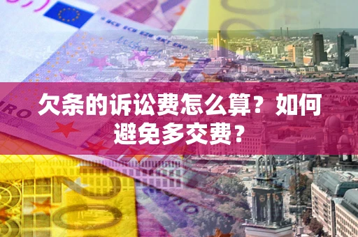 北京欠条的诉讼费怎么算？如何避免多交费？