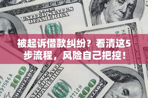 北京被起诉借款纠纷？看清这5步流程，风险自己把控！