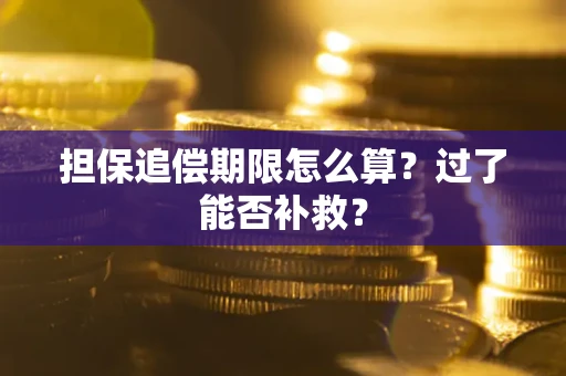 北京担保追偿期限怎么算？过了能否补救？